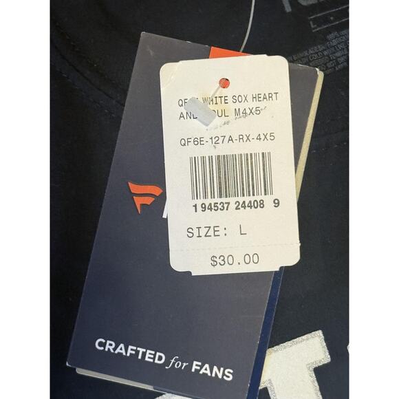 Chicago White Sox Shirt Mens Large Black MLB Baseball Graphic Tee Fanatics New - Picture 4 of 8